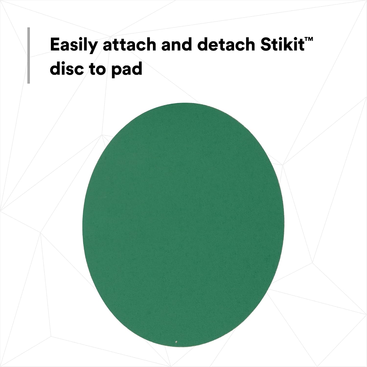 3M Green Corps Stikit Sanding Discs, 01549, No Hole, 8 in, 80+ Grade, Pack of 50 Production Discs, for Coating Removal, Metal Surfaces, Auto Sanding