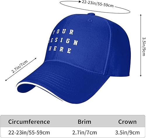 Miniatura 6 de Sombrero personalizado diseña tu propio logotipo Gorra de béisbol personalizada Sombreros personalizados para hombres y mujeres