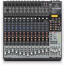 Behringer XENYX QX2442USB Premium 4/2 Bus Mixer with 24 Inputs XENYX Microphone Preamps and Compressors Klark Teknik Multi-FX Processor Wireless Option and USB/Audio Interface