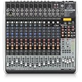 XENYX QX2442USB Premium 24-Input 4/2-Bus Mixer with XENYX Mic Preamps and Compressors, Klark Teknik Multi-FX Processor, Wireless Option and USB/Audio Interface