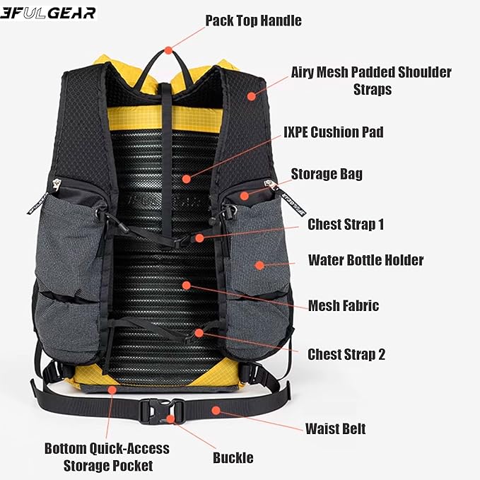 Mochila Kokenwa Koala 20L Ligera Impermeable Senderismo Nuevo miniatura 5