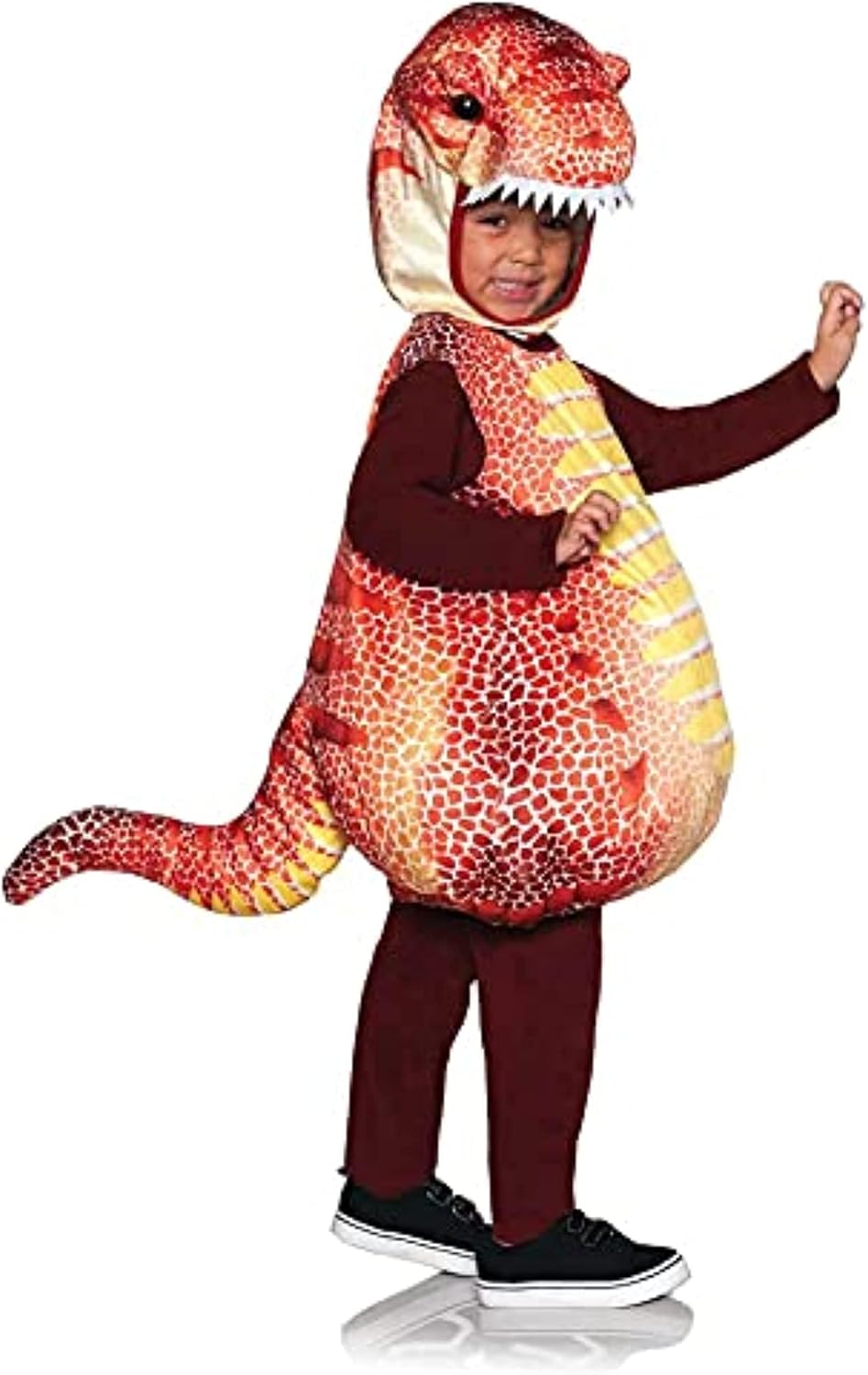 UNDERWRAPS Toddler's Dinosaur T-Rex Triceratops Printed Belly Babies Costume