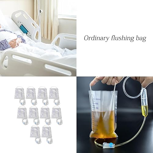 Miniatura 4 de Bolsas desechables de silicona para limpieza de café de 33.8 fl oz con manguera de tubo para mujeres y hombres, paquete de 10