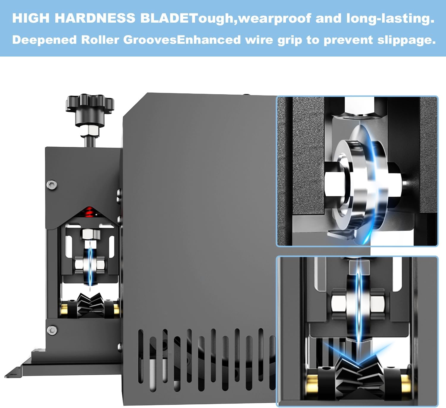 Electric Wire Stripper Machine, 0.06"-1.18" Automatic Wire Stripping Machine, Wire Stripping Tool for 1.5-25 mm Scrap Wire, Copper Wire Stripper Power Tool for Leftover Cable Recycling