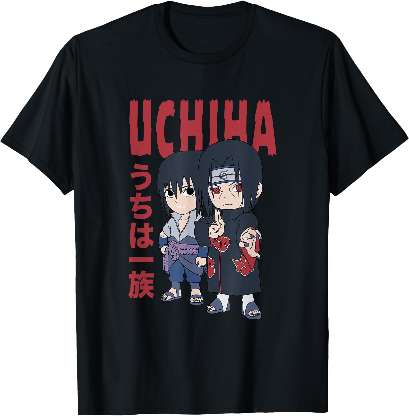 Shippuden Chibi Uchiha Pose Anime T-Shirt
