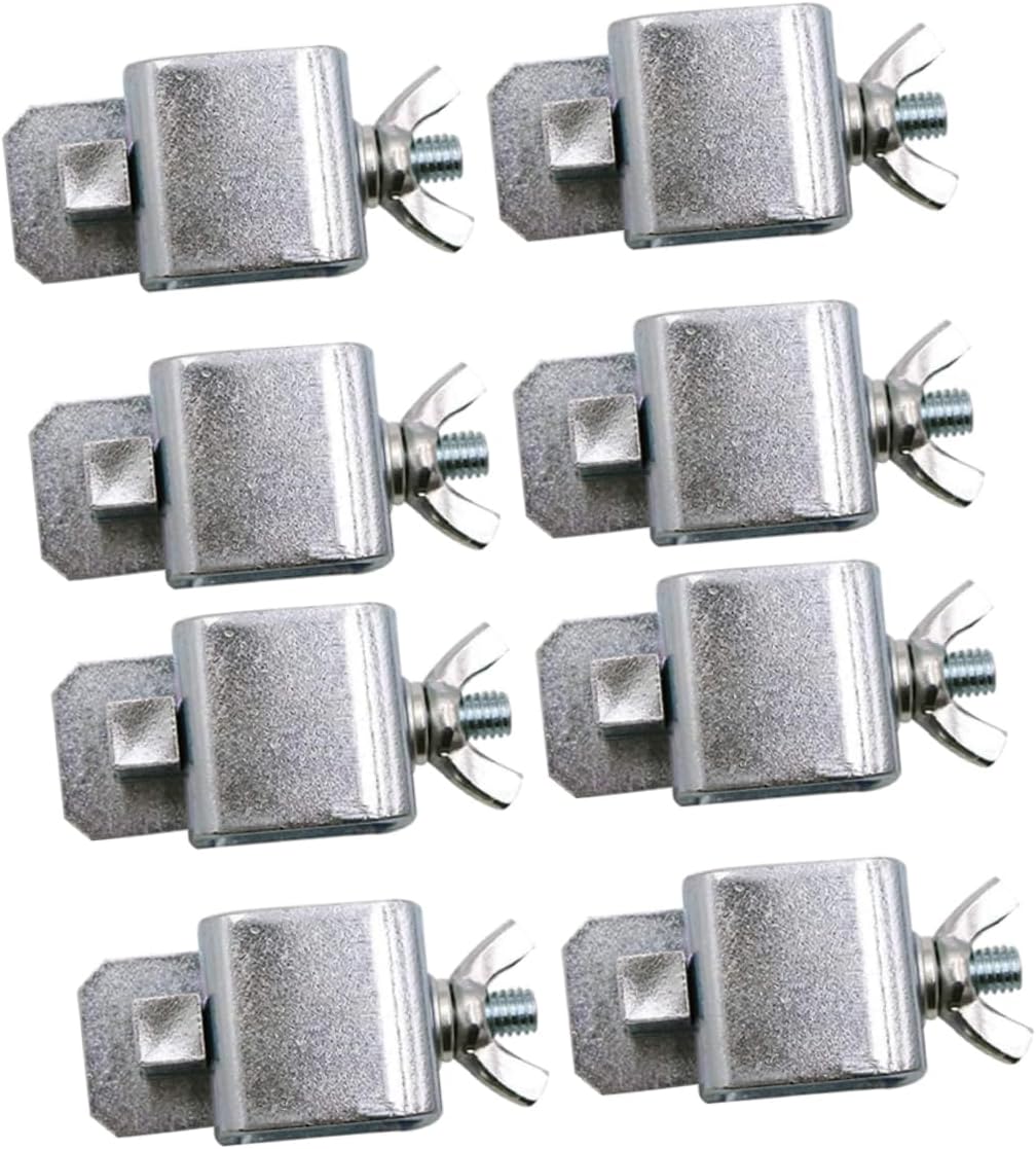 Homoyoyo 8pcs Metal Welding Clamp Butt Welding Clamps for Auto Body Panel Tig Ground