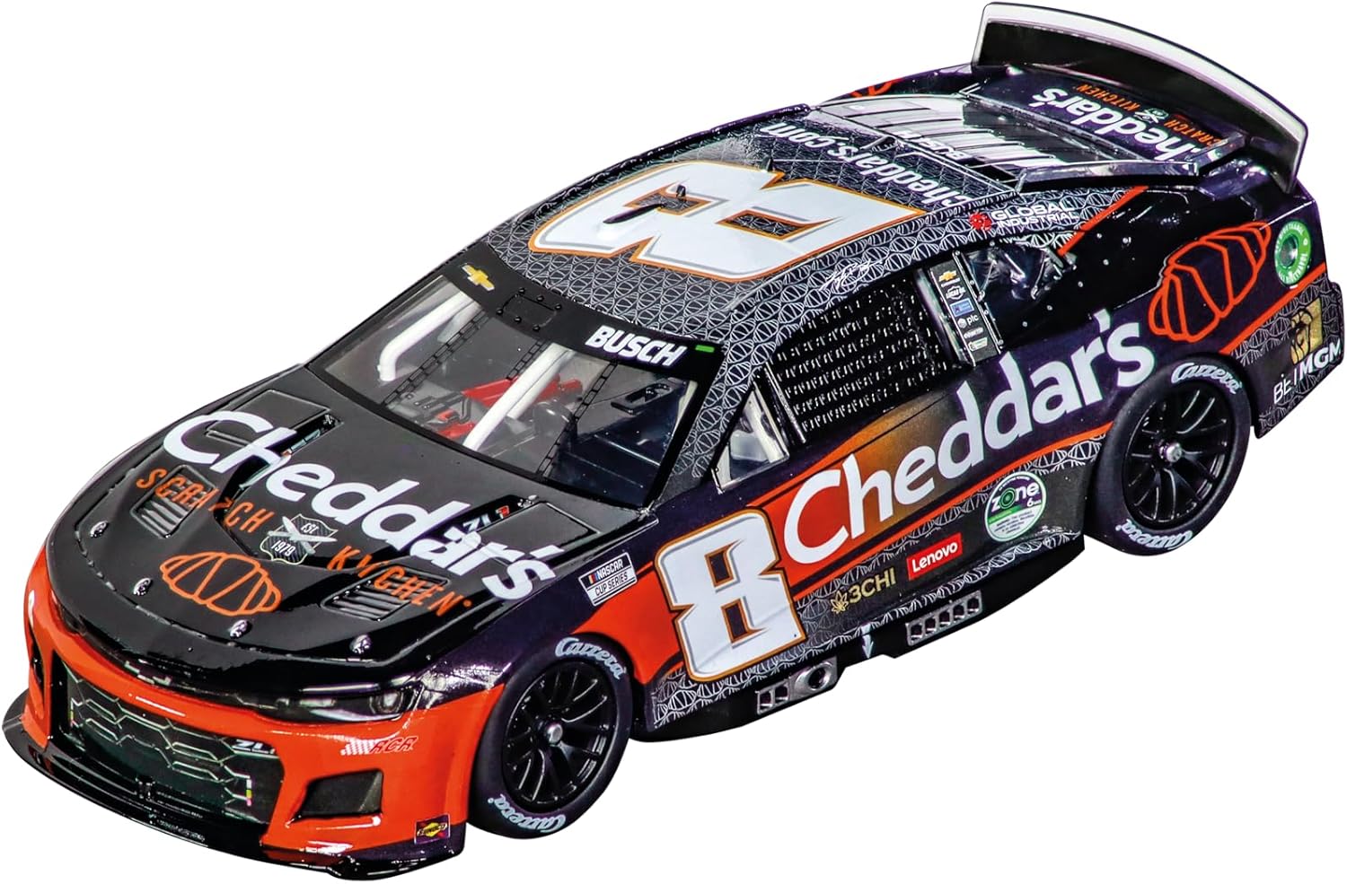 Carrera 27843 NASCAR Camaro NextGen ZL1 Richard Childress Racing, Kyle Busch, No.8 Season 2025 1:32 Scale Evolution Analog Slot Car Racing Vehicle