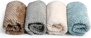 Sponsored Ad - RIKMSS Pet Blankets 4 Pack, Dog Blankets, Cat Blankets, 28" L x 16" W Small Animal Blankets, Super Soft War...