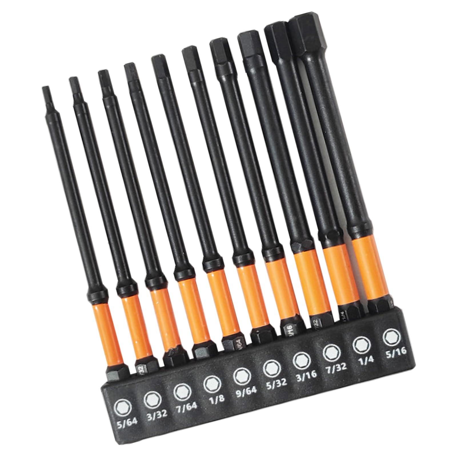 Tsophreniq B 10Pcs Impacts Hexagon Head Allen Wrenches Drill It Set Steel Hexagon Set Screwdriver For Home Repair Accessories Metric