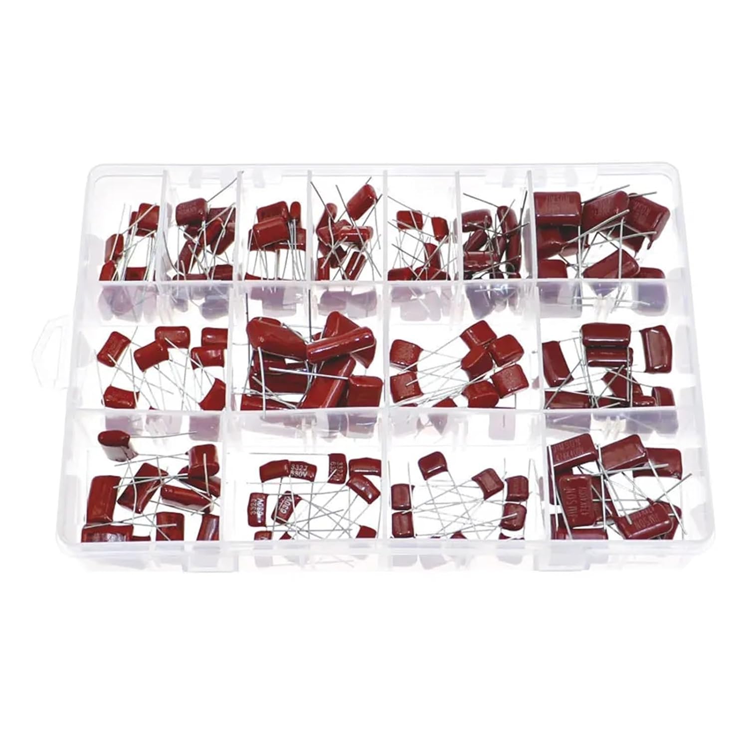 150個 CBB ポリプロピレンフィルムコンデンサ 10nf-68nf 400v 630v CBB コンデンサ詰め合わせキット 10