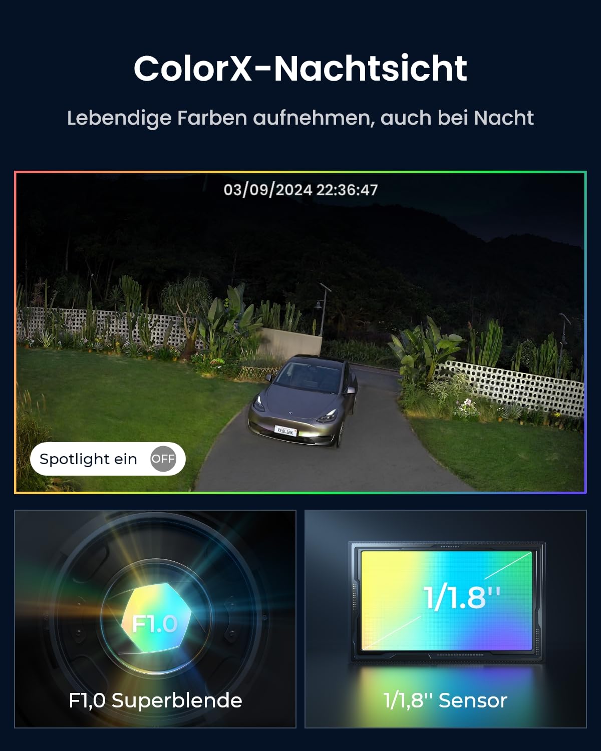 Reolink Altas PT Ultra, 2-Kamera-Set mit Solarpanel, 4K Solar Überwachungskamera Aussen Akku mit 10s Voraufzeichnung, KI-Erkennung, Auto-Tracking, ColorX-Nachtsicht