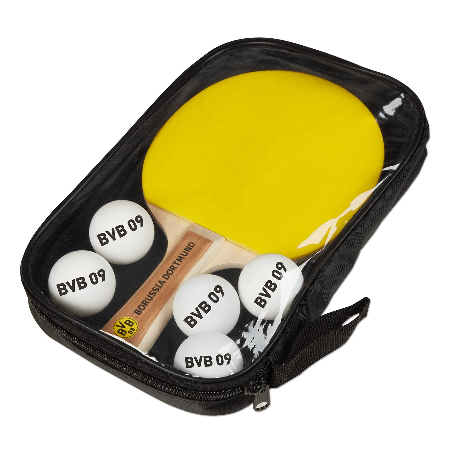 Borussia Dortmund Tischtennis Set (Tischtennis-Schläger und -Bälle) BVB 09