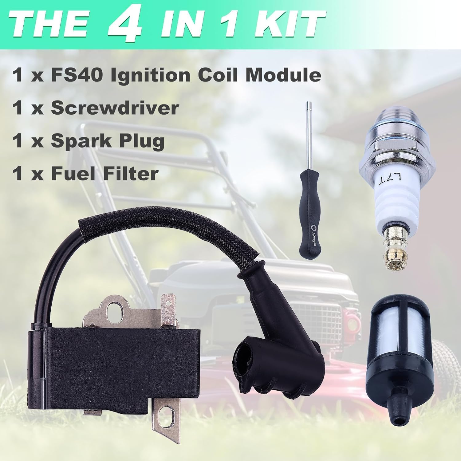 Ignition Coil Module Fit for FS40 FS50 FS56RC FS56 KM56R 4144-400-1303