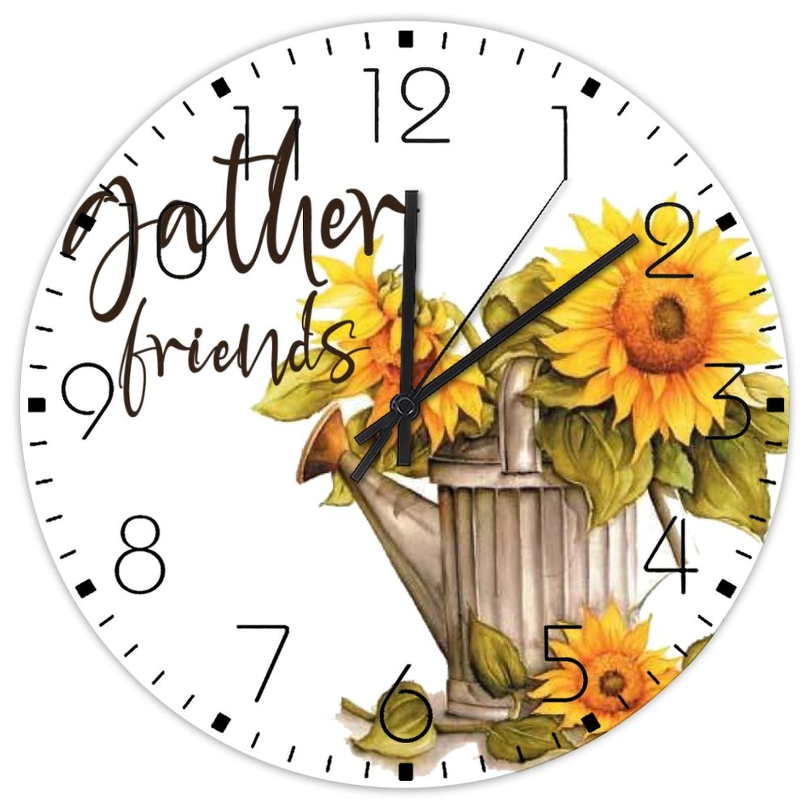 Horloge murale à piles silencieuse pour supprimer le tic-tac du bureau