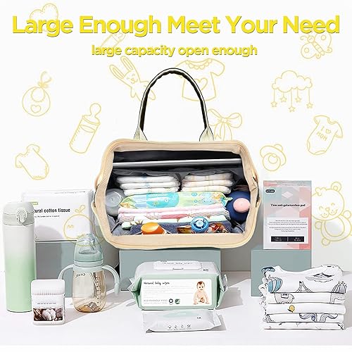 Miniatura 2 de Mochila para pañales, bolsa de bebé, regalos de baby shower, búsqueda de registro de bebé, regalos para madre, accesorios para pañales esenciales