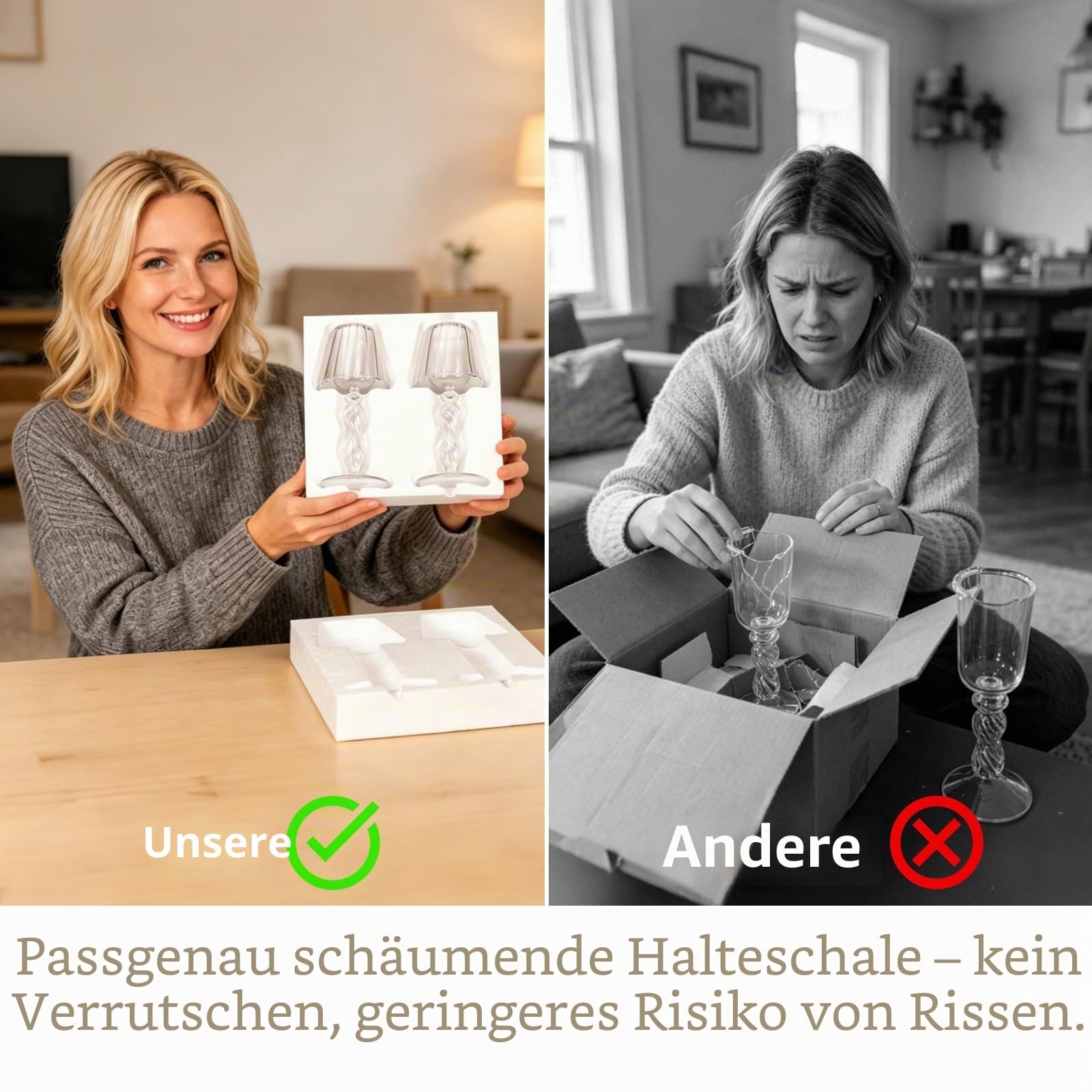 Sziqiqi Teelichthalter Glas Tisch Deko: Kerzenständer Windlicht 4er Set | Elegante Kerzenhalter, mit Lampenschirm, für Teelichter, für Hochzeit, Weihnachten, Fensterbank, Kamin, Wohnzimmer