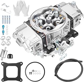 BR-67200 Carburetor 4150 Model 750 CFM 4 Barrel Double Pumper, Compatible with Holley Quick Fuel Brawler Carburetor Race Series Carb