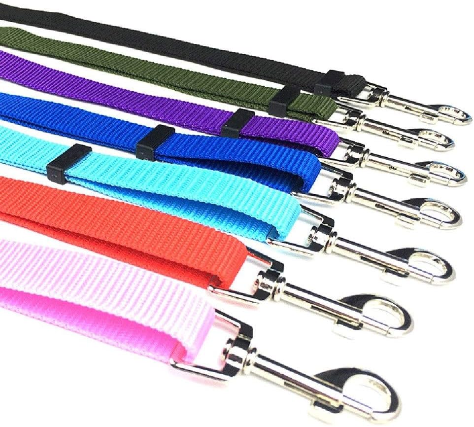 Basic Leashes Adjustable Car Seat Pet Dog Cat Belt Harness Leash Puppy Seat-Belt Travel Clip Strap Leads Pet Products for Pet(Light Blue)