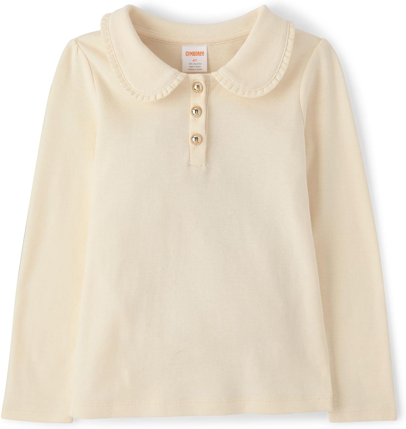 Gymboree Girls and Toddler Long Sleeve Peter Pan Collar Top