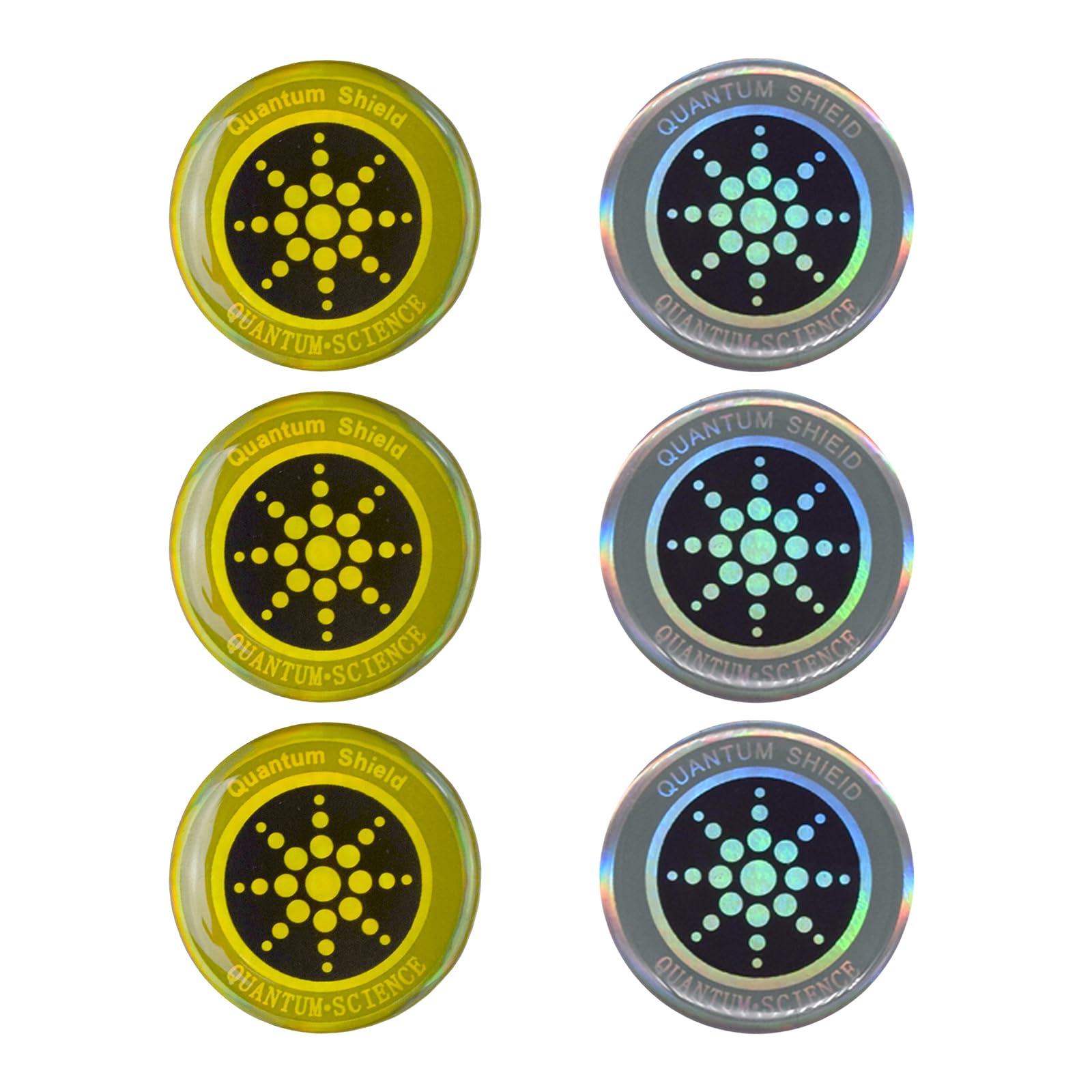 6 PCS Radiation Protection for Mobile, Anti Radiation Chip for Mobile, Mobile Signal Light Sticker, Anti Radiation Chip Sticker Blocker Protection from Cell Phones and Electronic Devices