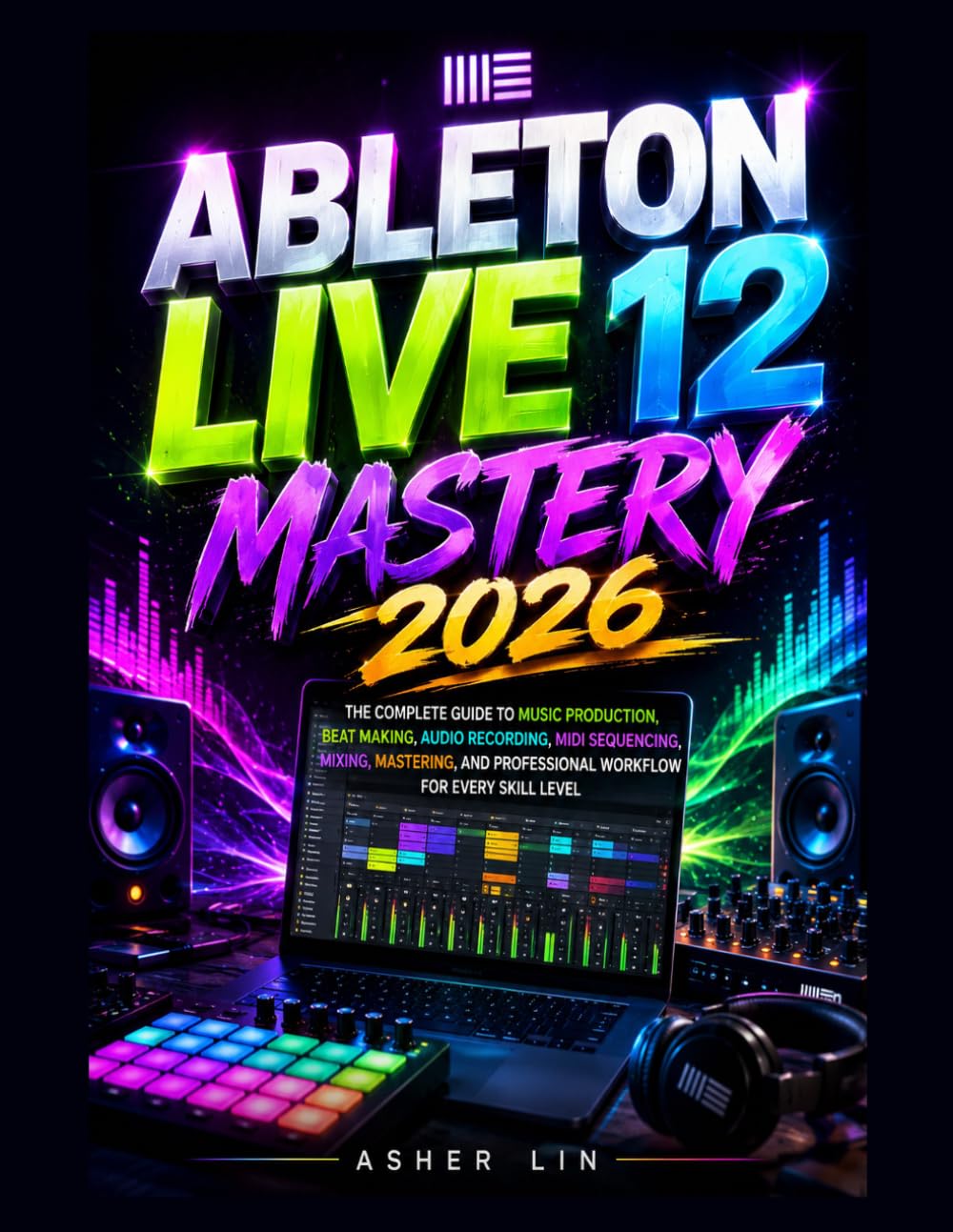 ABLETON LIVE 12 MASTERY 2026: The Complete Guide to Music Production, Beat Making, Audio Recording, MIDI Sequencing, Mixing, Mastering, and Professional Workflow for Every Skill Level
