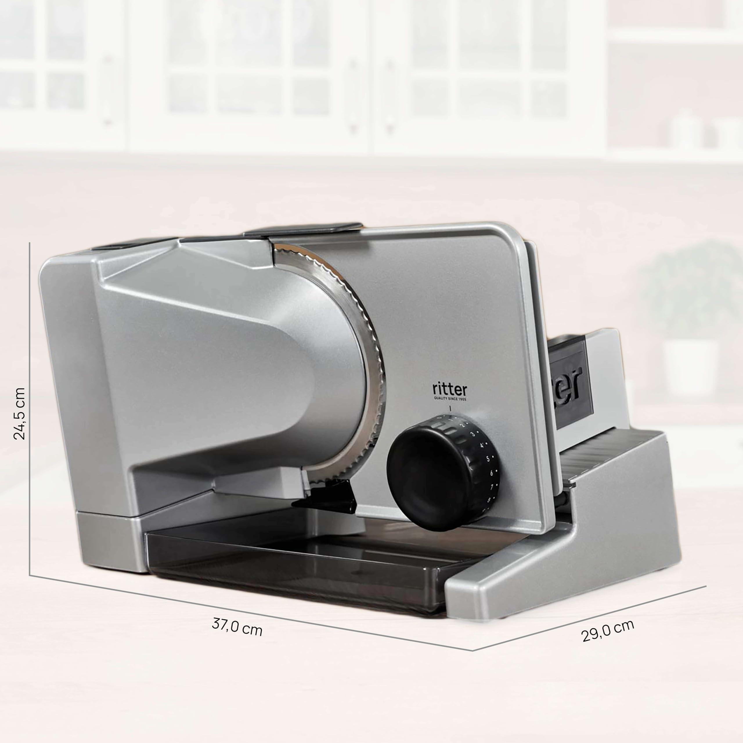 ritter serano 5, Cortadora de Alimentos Eléctrica y Rebanadora de Pan de Metal Macizo