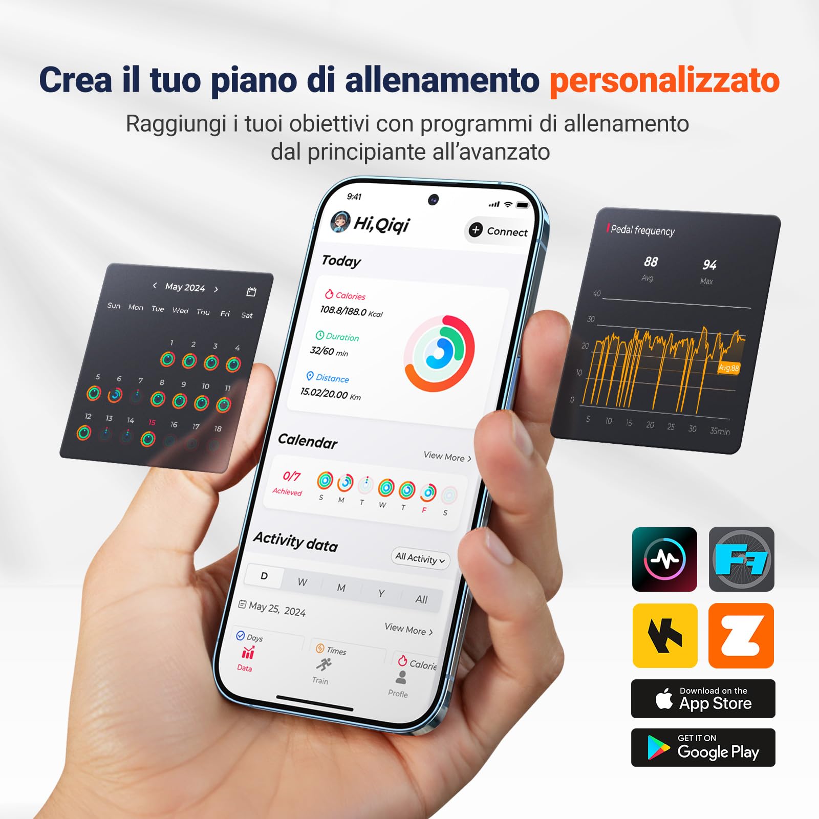 MERACH Cyclette da Casa con Resistenza Magnetica, Bicicletta da Appartamento Silenziosa con Sella a Cuscino d’Aria Ammortizzante, Schermo LCD, App Esclusiva, Telaio a H Stabile, Carico fino a 150KG
