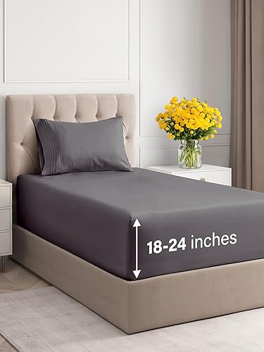 CGK Unlimited - Juego de sábanas para colchones de 21pulgadas