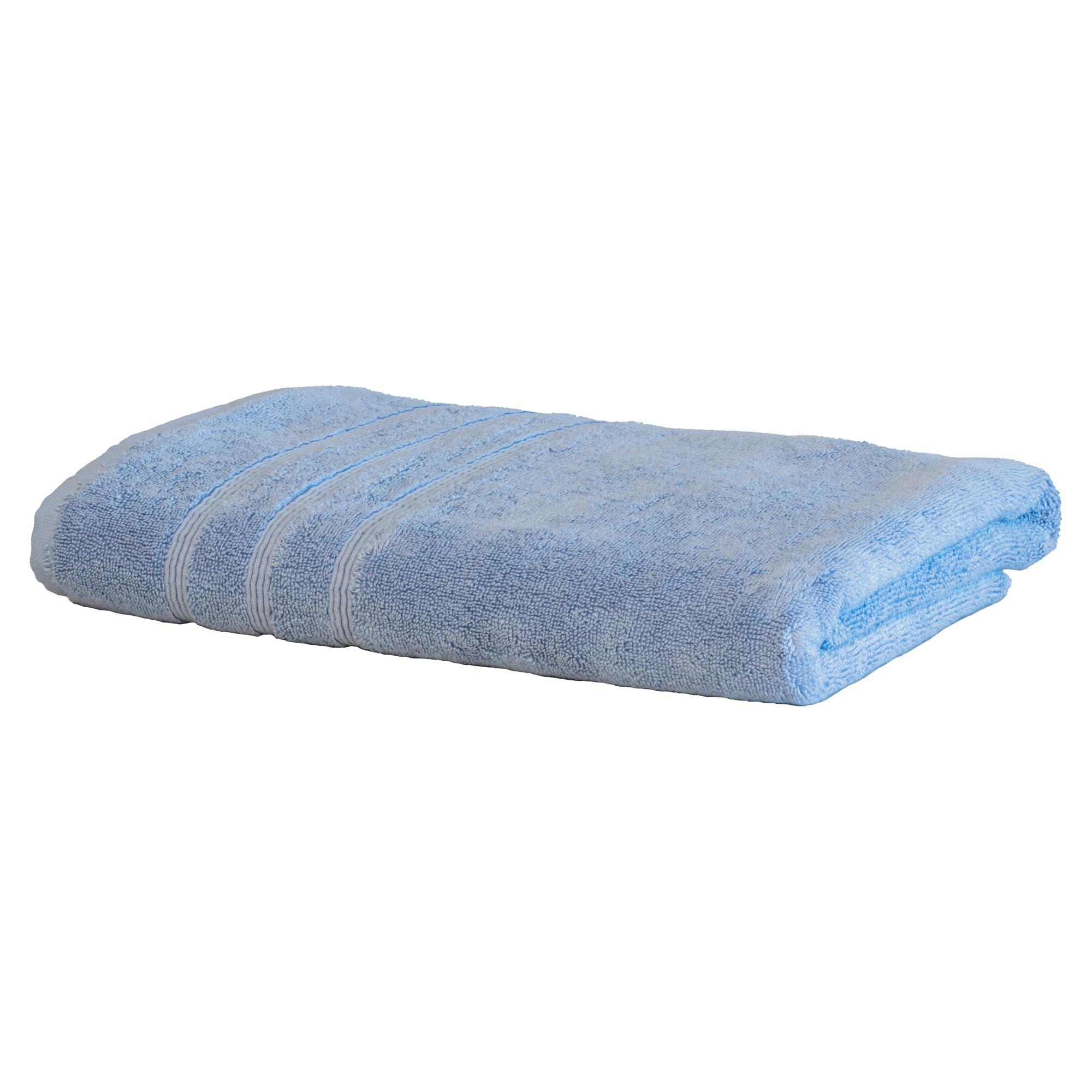 Mosobam Luxury Turkish Bath Towels 30X58 Allure Blue 700 GSM Bamboo Viscose & Aegean Turkish Combed Cotton