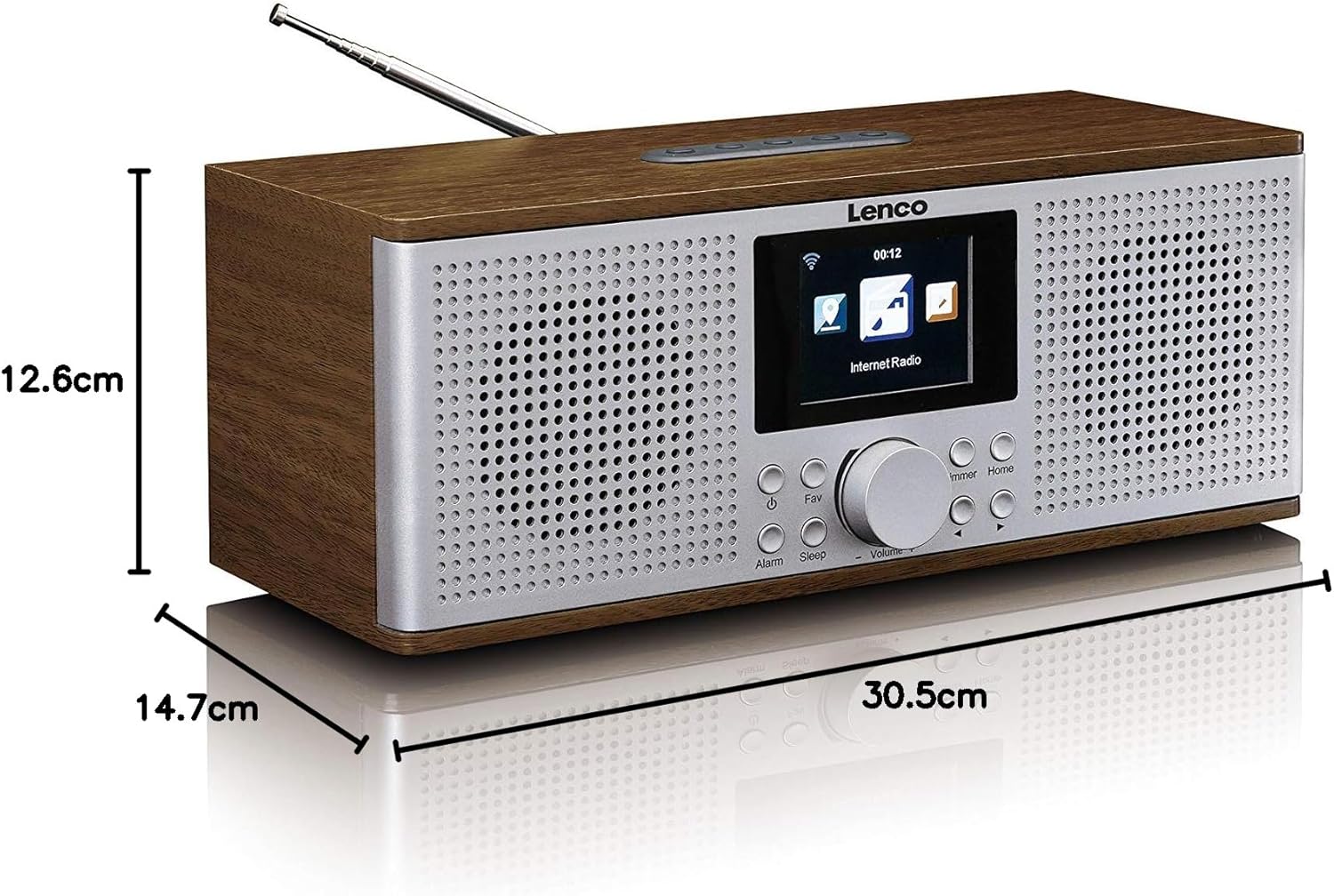 Lenco DIR-170WA dimensions diagram