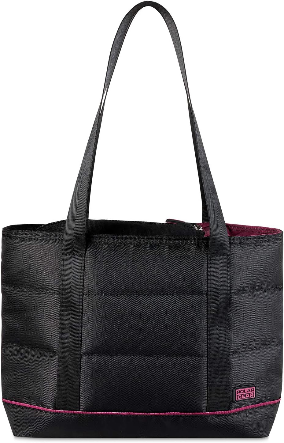Polar Gear Small Lunch Tote Bag, Dual compartment Insulated Meal Bag & Bottle Holder, Keeps Food & Drink Hot or Cold