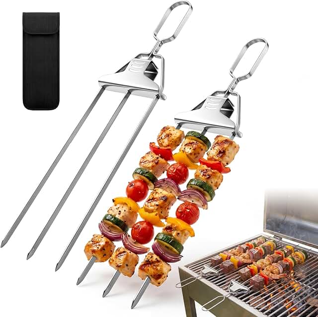 Saker 3 Prong Kabob Skewers