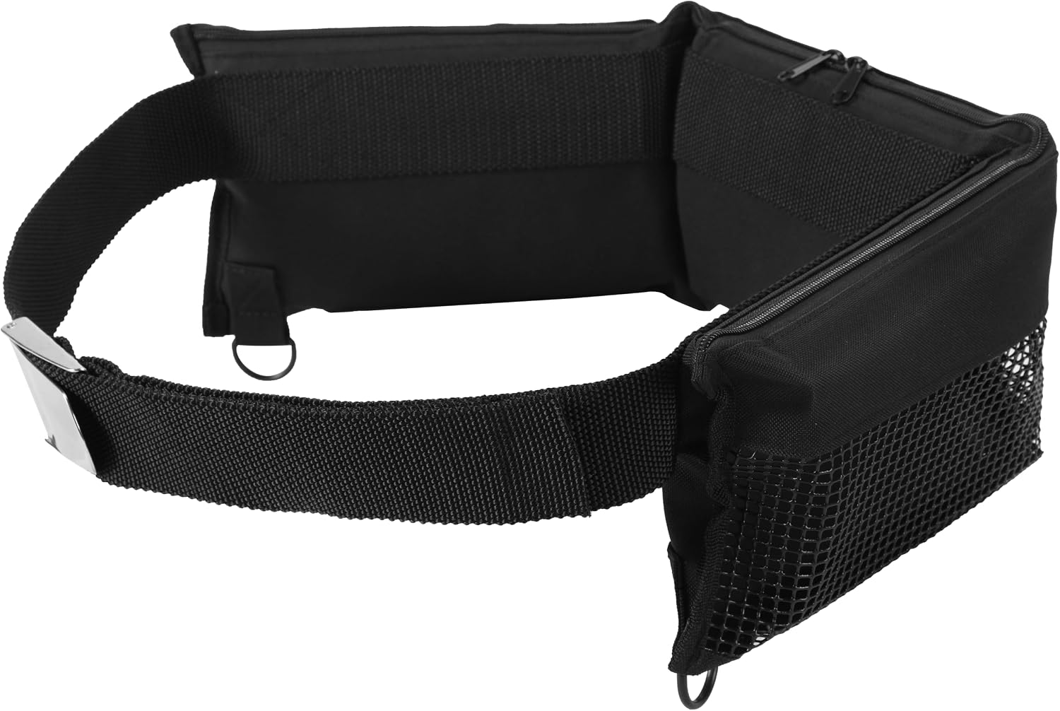 Scuba Weight Belt with Pockets, Integrated Diving Weight System Holds Up to 26 lbs, 3-Compartment Mesh Design, Adjustable Padded Waist Belt for Scuba Diving, Freediving & Snorkeling