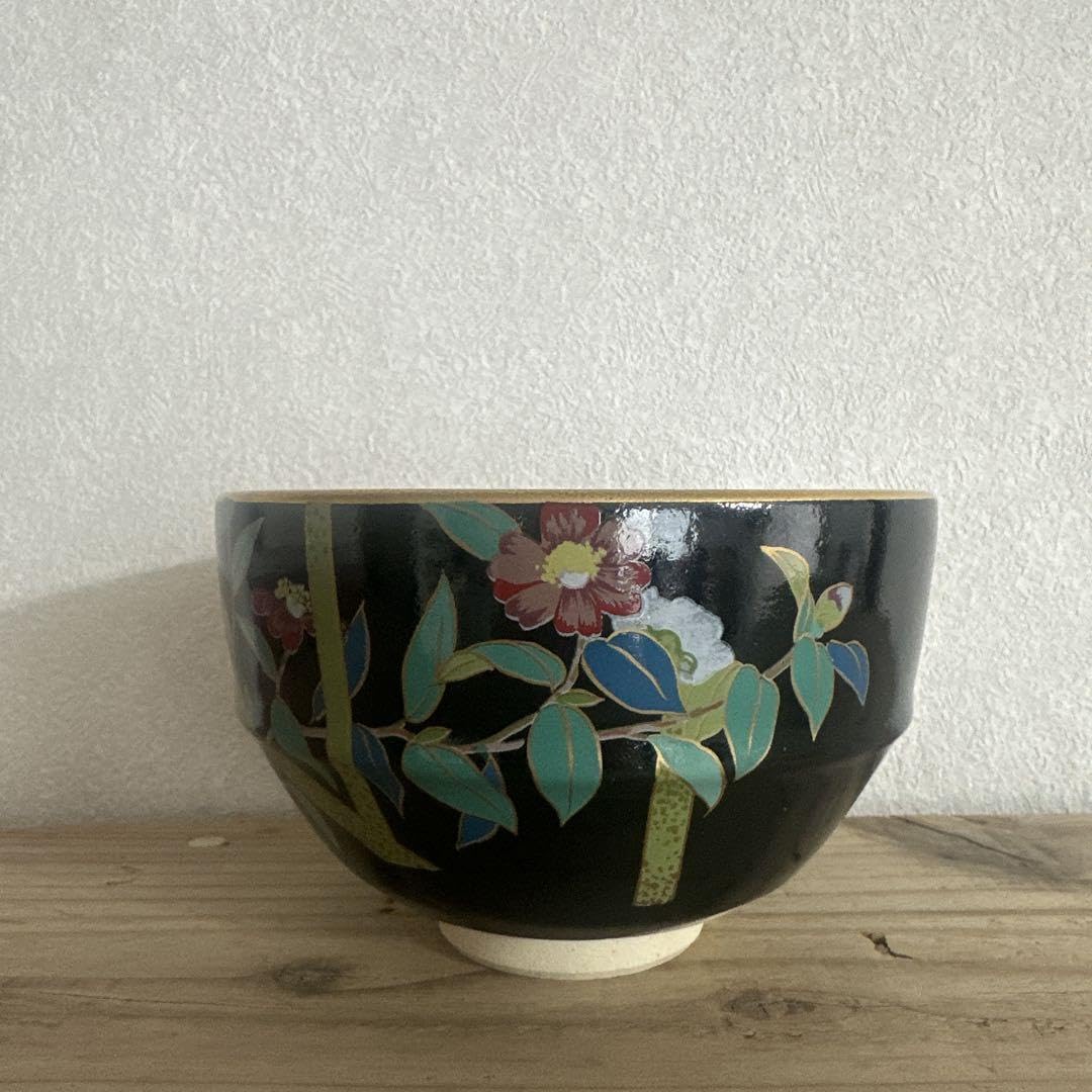 Mutsuko Kuwano Yamacha Matcha Bowl, December, Gosho Hana, Twelve Months Matcha Bowl Collection