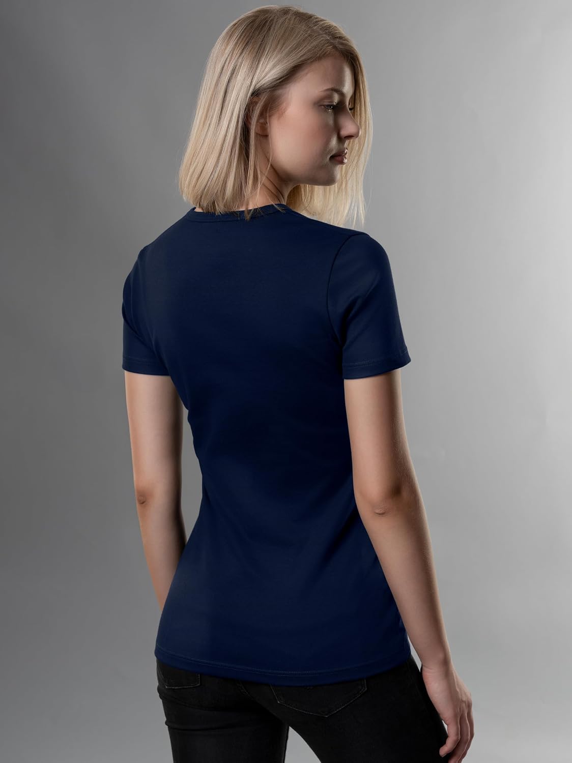 Trigema Women's Medium / 1 T-Shirt, Navy image 5