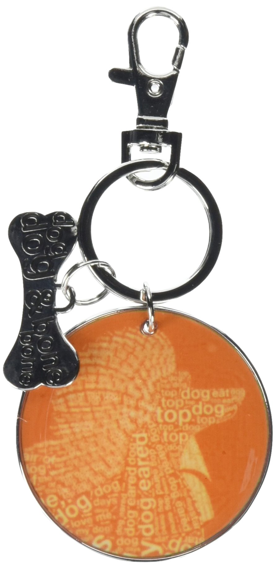 Enesco Wild About Words Pudel-Schlüsselanhänger-Set, 5,1 cm
