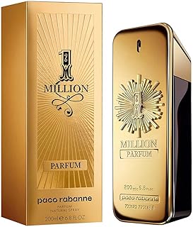 PACO RABANNE 1 Million Men Eau DE Parfum 200ML VAPORIZADOR Unisex Adulto, Negro, 200 ml