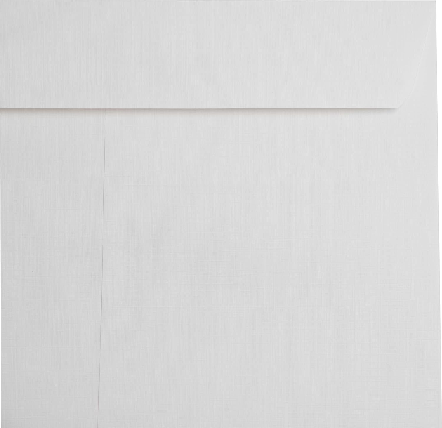 LUXPaper 9 x 12 Open End Window Envelopes | Peel & Press | White Linen | 80lb. Text | 250 Qty