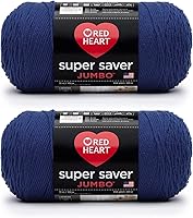 Vista 17 de Red Heart Super Saver - Ovillo de lana jumbo, color blanco suave, 2 unidades (paquete de 1)