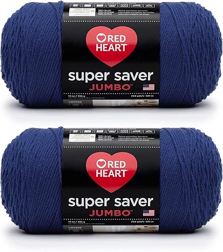 Vista 20 de Red Heart Super Saver - Ovillo de lana Jumbo Cafe Latte – Paquete de 2 unidades de 14 onzas – Acrílico – 4 medianos (peinado) – 744 yardas