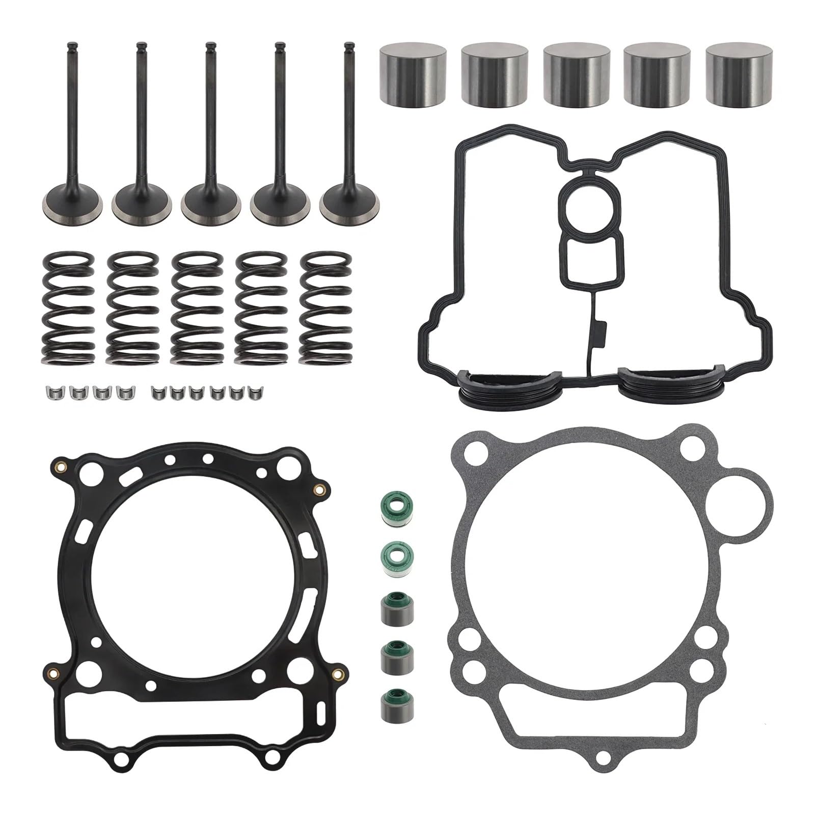 Junta de culata para YFZ450 de 2004 a 2009 kit de válvulas motor quad ICXLPMC 8