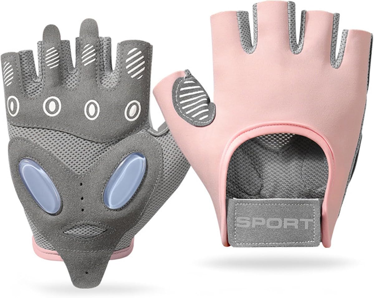 Guantes de entrenamiento para mujeres y hombres, guantes de gimnasio para levantamiento de pesas, ciclismo, ejercicio | Guantes de gimnasio con protección total de la palma, dedos y peso ligero, ajuste cómodo