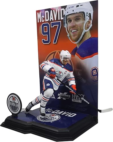 Miniatura 7 de McFarlane Toys - Connor McDavid (Edmonton Oilers) Figura posada de la NHL 7in McFarlane's SportsPicks