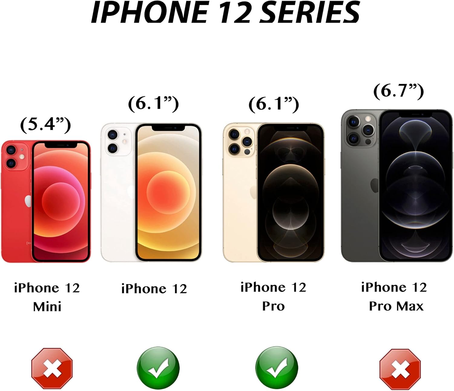 WallSkiN 2 Pack Replacement Belt Clip Holster for Apple iPhone 12 Pro, iPhone 12 OtterBox Defender Series Case | Clip for Belt Holder (Case Not Included) - Image 3