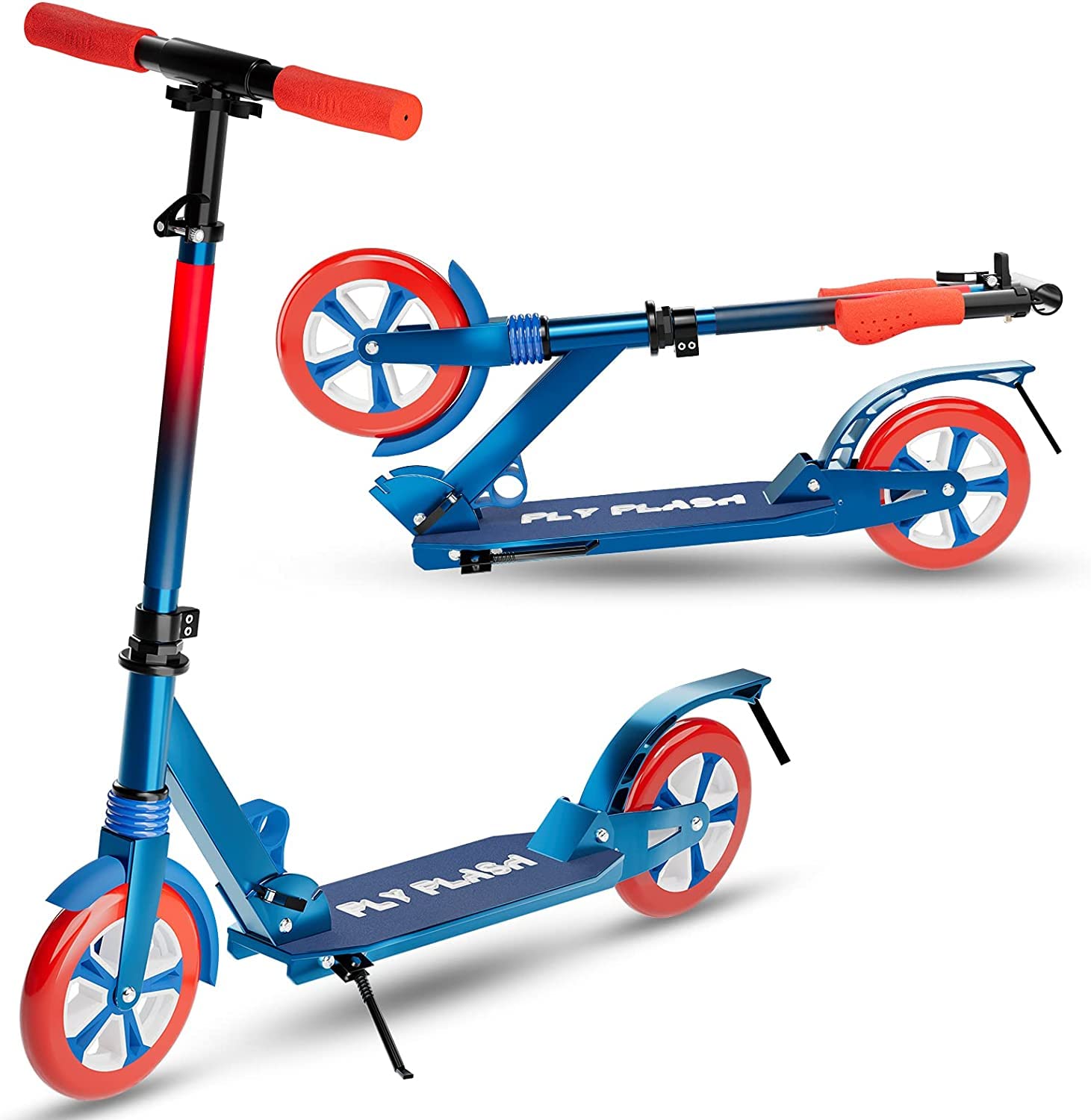 Kids Scooter/Adult Scooter-Scooter for Kids Ages 6-12 and up,Scooter for Adults with Big Wheels, Folding Sport Scooters for Kids,Teens and Adults -300 Lbs Weight Capacity