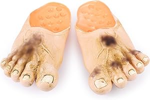 Giant Gollum-Style Hairy Feet Slippers for Costume and Cosplay