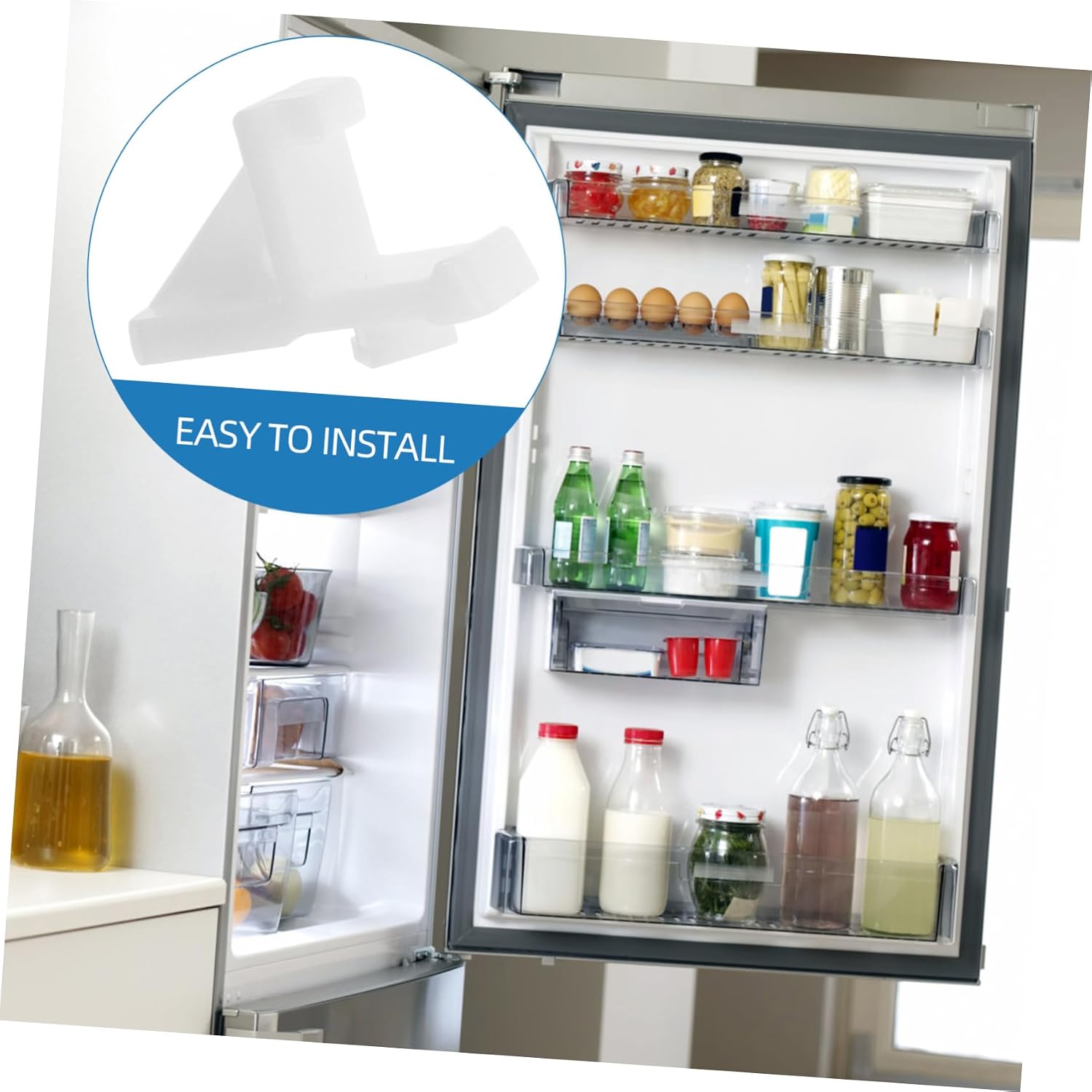 Commercial Refrigerator Parts Stainless Steel Freezer Door Hooks Fridge Clips Brackets