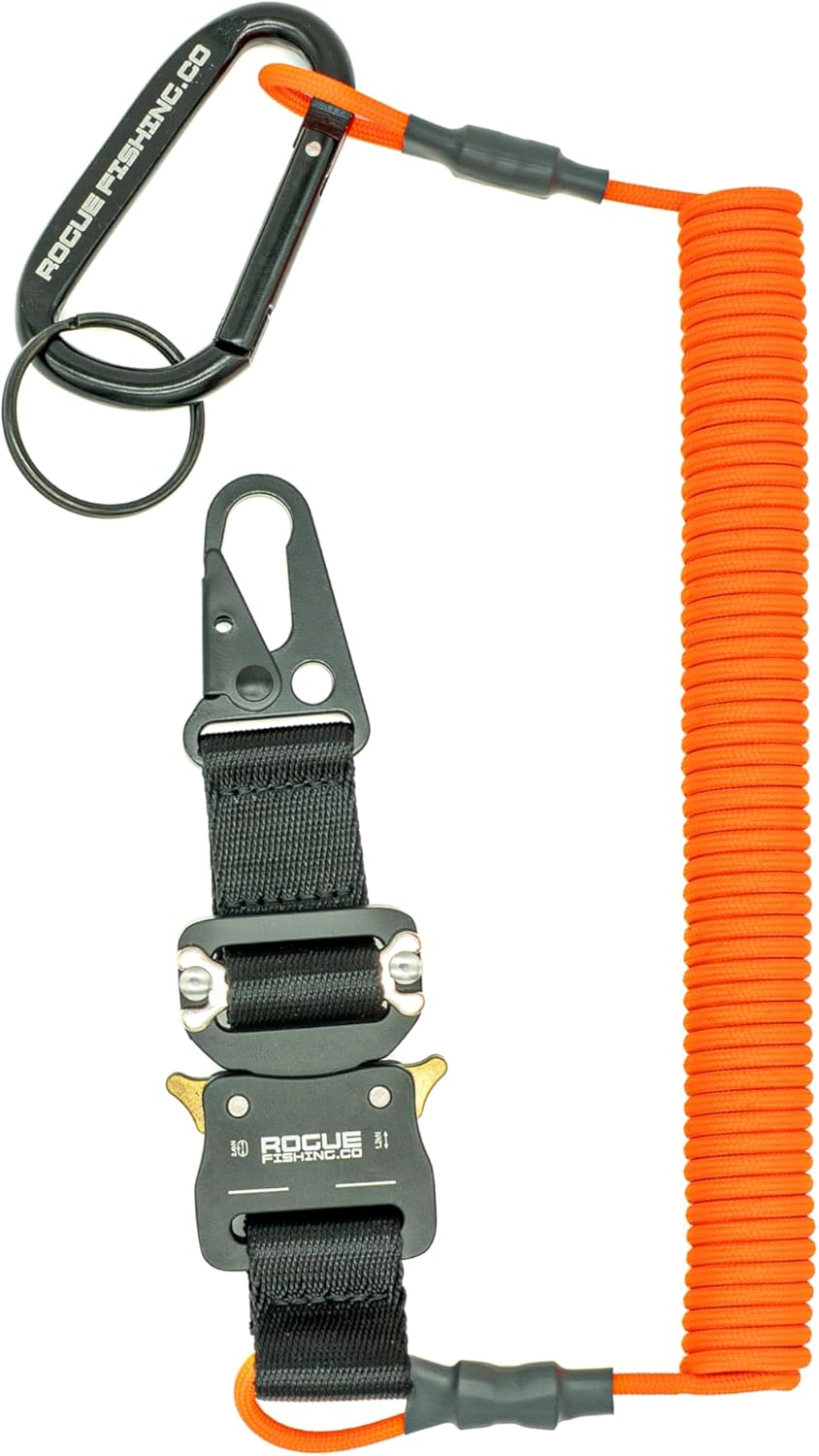 Rogue Fishing Co. The Titan Board Leash (Hi-Vis Orange)