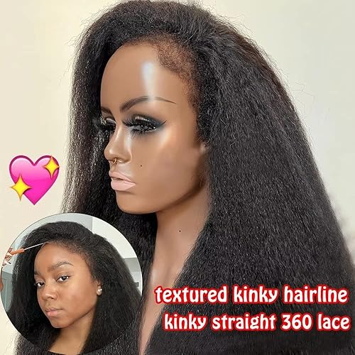 Miniatura 4 de Pelucas de cabello humano rizado con encaje frontal de 13 x 6 pulgadas, cabello humano HD con abuelitos rizados, para mujeres negras, densidad del