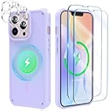 ANNSD for iPhone 13 Pro Max Case, with 2 Screen Protectors & 2 Camera Covers, Anti-Fingerprint Magnetic Cover for iPhone 13 Pro Max 6.7